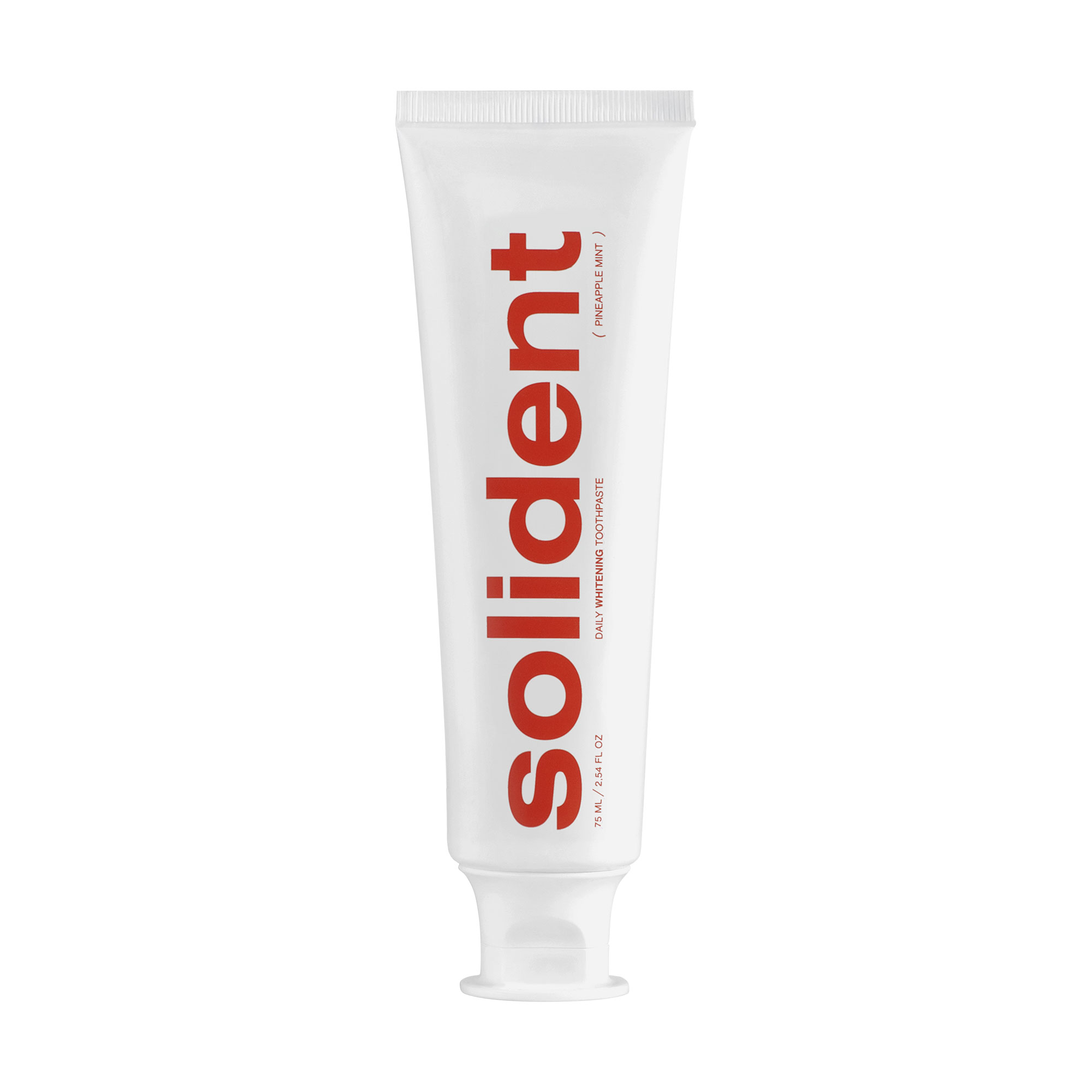 Щоденна відбілювальна зубна паста Solident Daily Whitening Toothpaste Ананас-м'ята, 75 мл