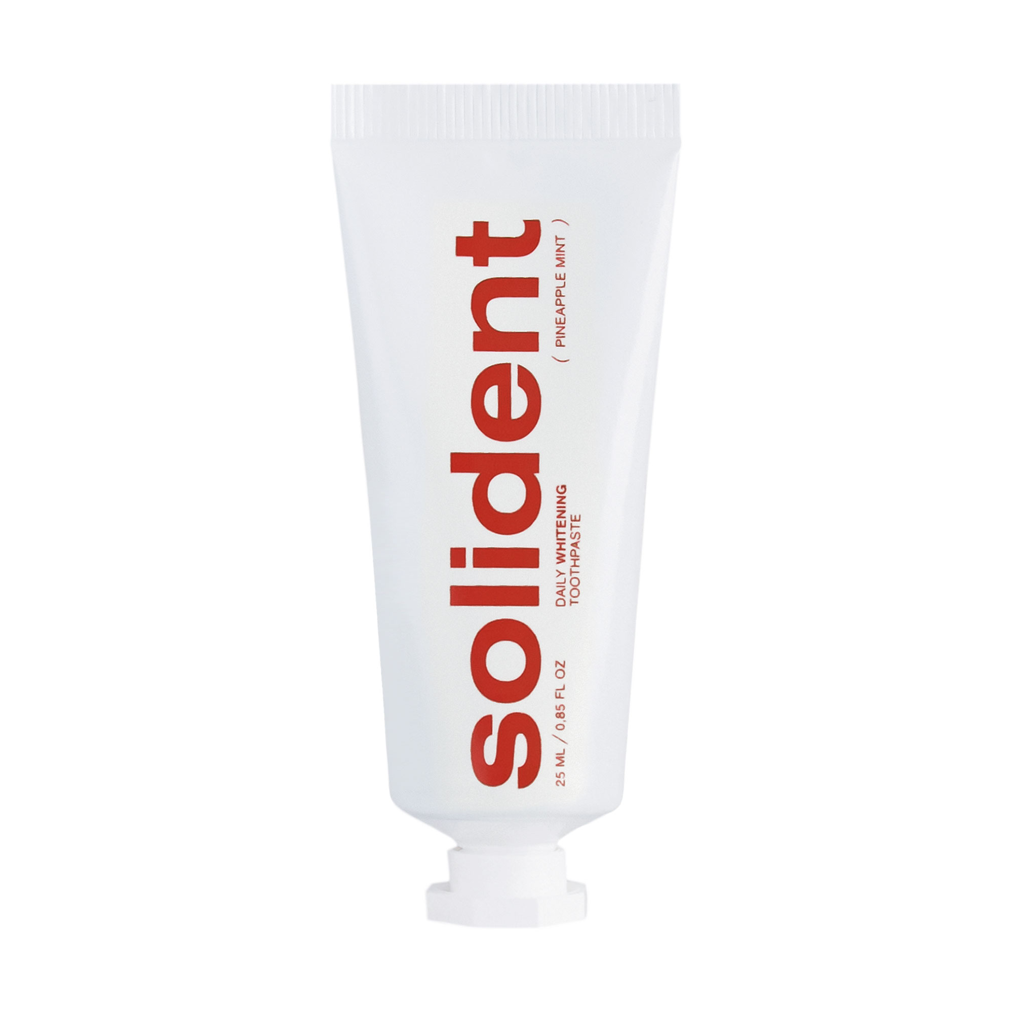 Щоденна відбілювальна зубна паста Solident Daily Whitening Toothpaste Ананас-м'ята, 25 мл
